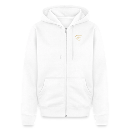 Männer Premium Kapuzenjacke - Weiß