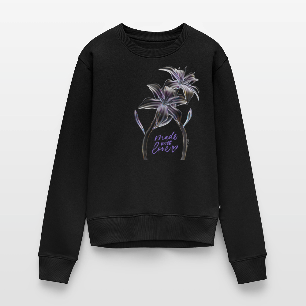 Frauen Premium Pullover - Schwarz