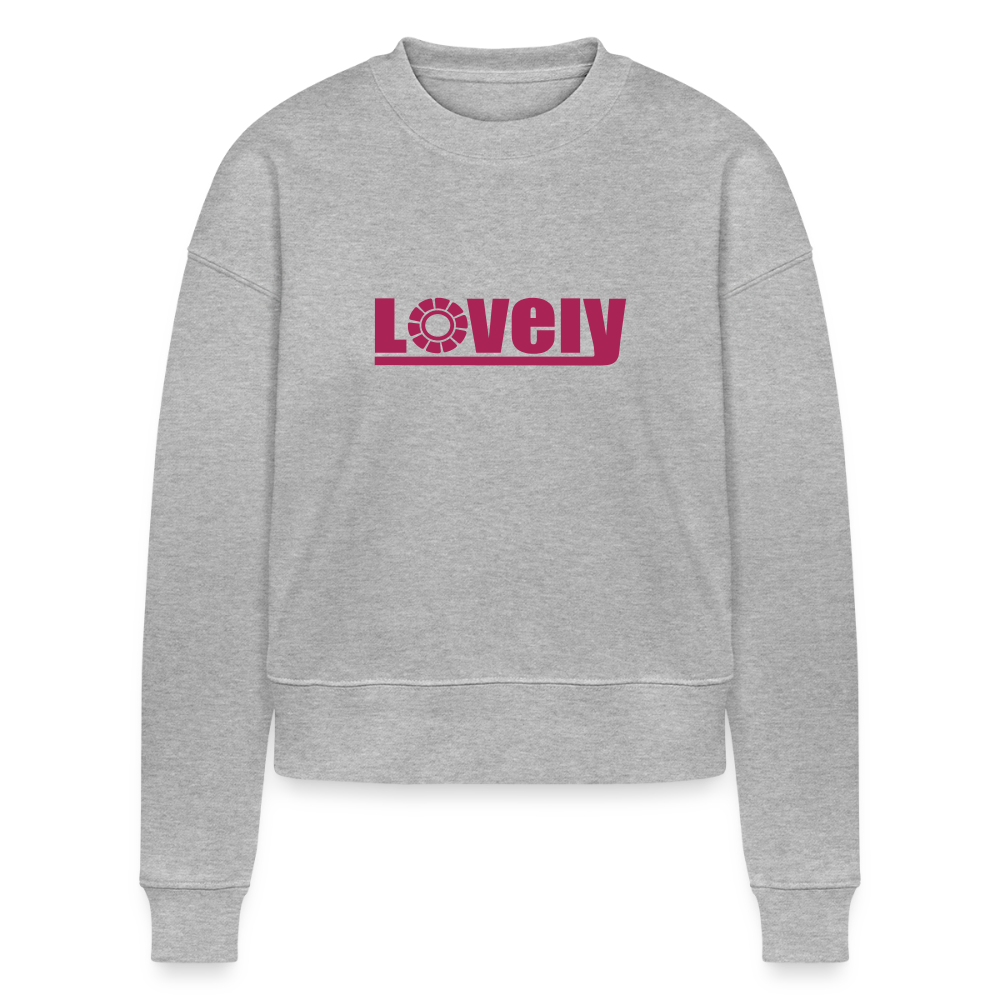 Stanley/Stella Cropped Frauen Bio-Sweatshirt CROPSTER - Grau meliert