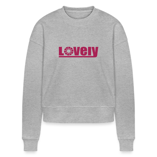 Stanley/Stella Cropped Frauen Bio-Sweatshirt CROPSTER - Grau meliert