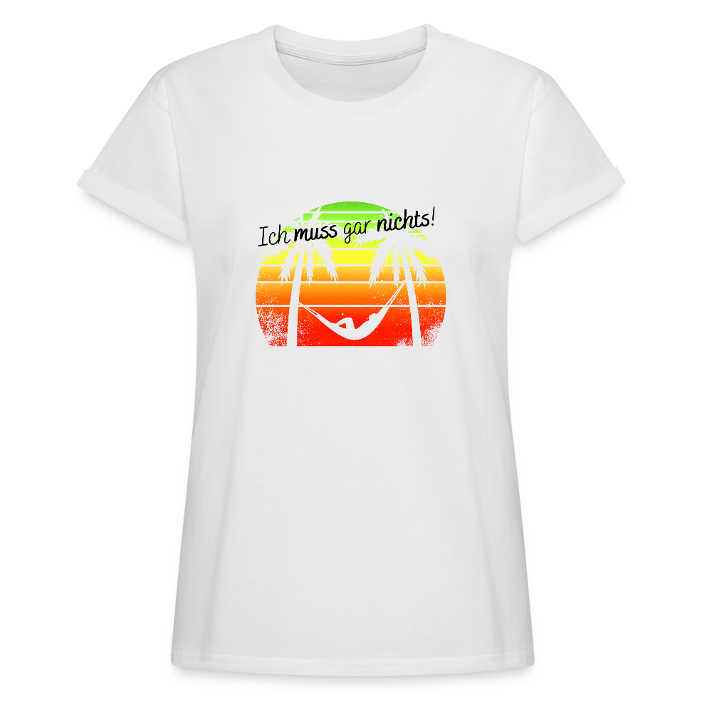 Frauen Oversize T-Shirt - Weiß
