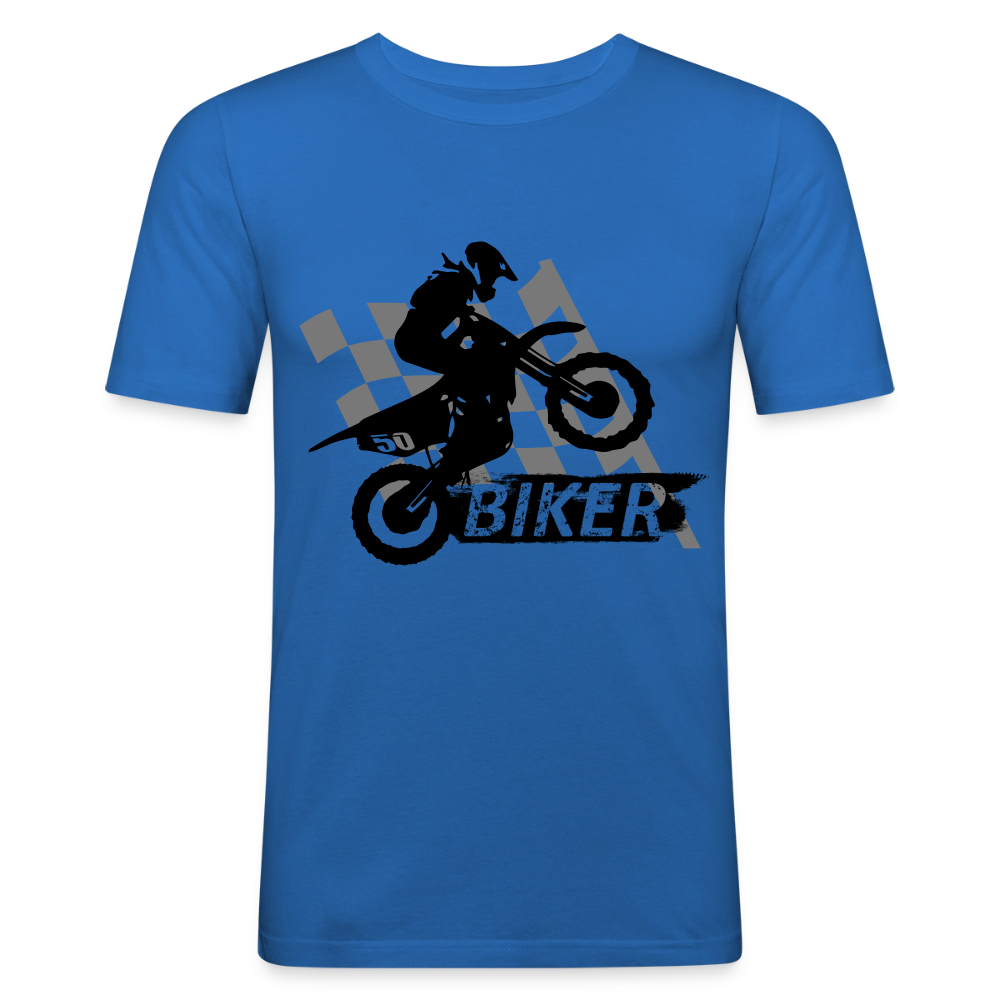Männer Slim Fit T-Shirt - Königsblau