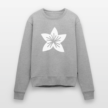 Frauen Premium Pullover - Grau meliert