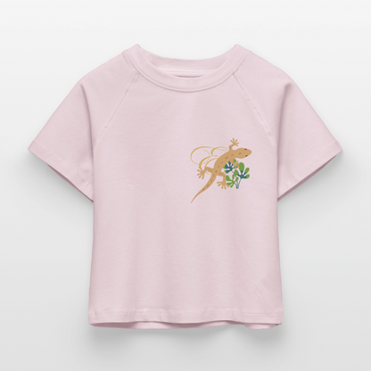 Damen Cropped T-Shirt - Puderrosa