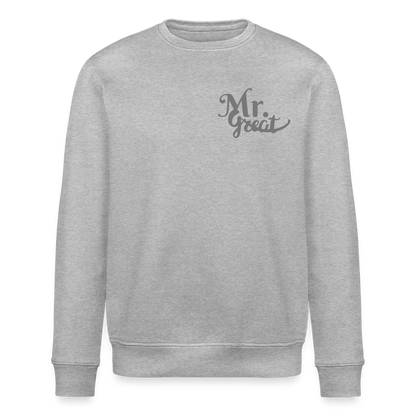 Unisex Bio-Sweatshirt ROLLER - Grau meliert