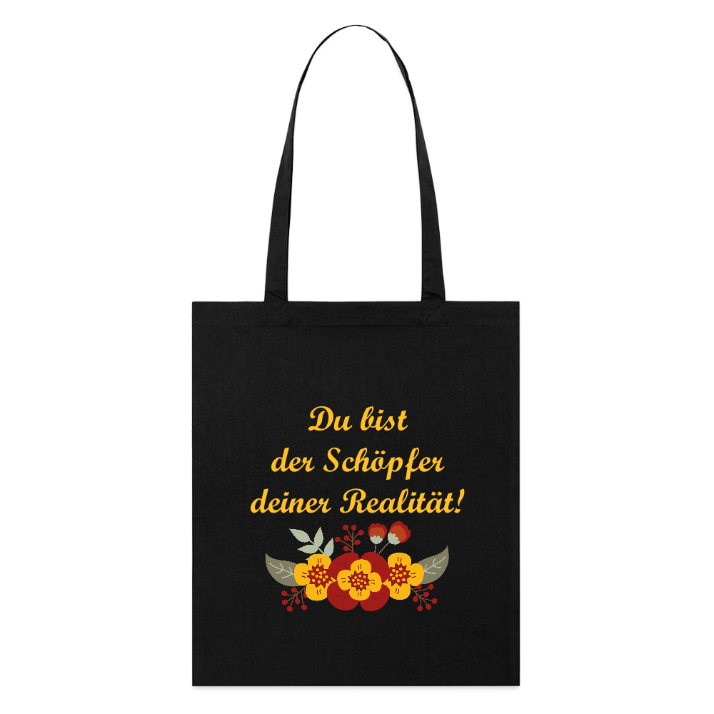 Stanley/Stella Bio-Stoffbeutel - Schwarz