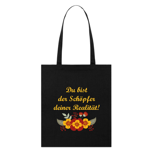 Stanley/Stella Bio-Stoffbeutel - Schwarz