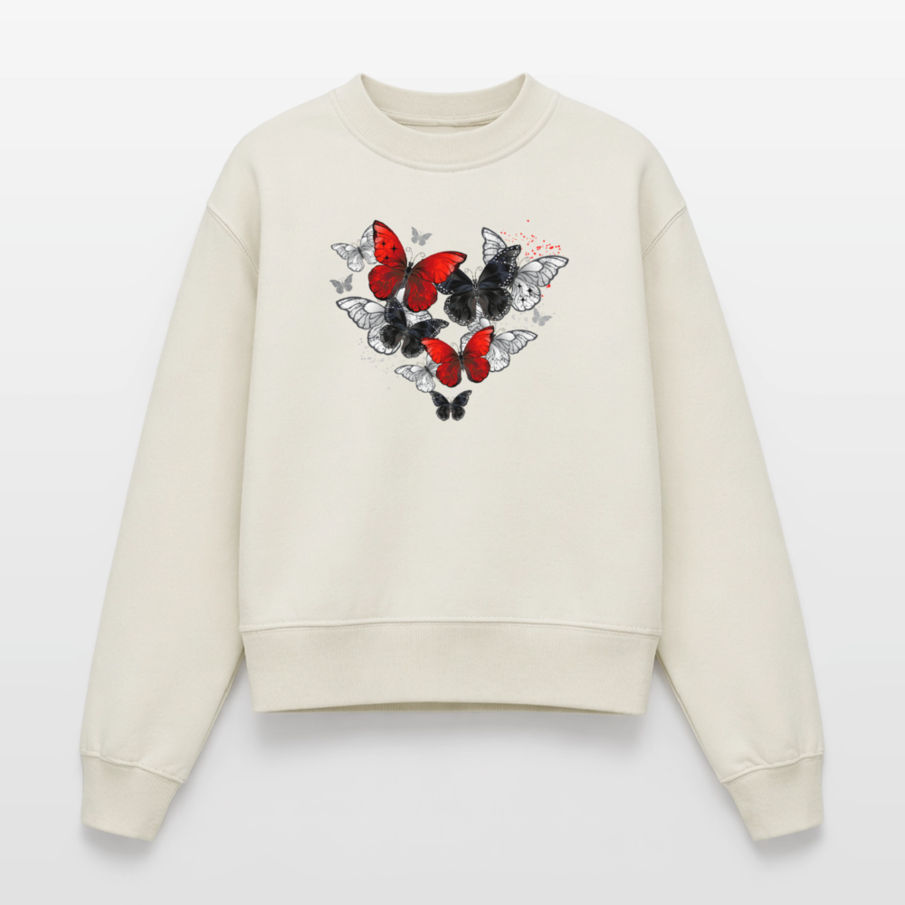 Relaxed Frauen Organic Sweatshirt - Naturweiß