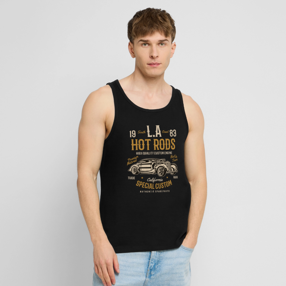 Männer Premium Tank Top - Schwarz