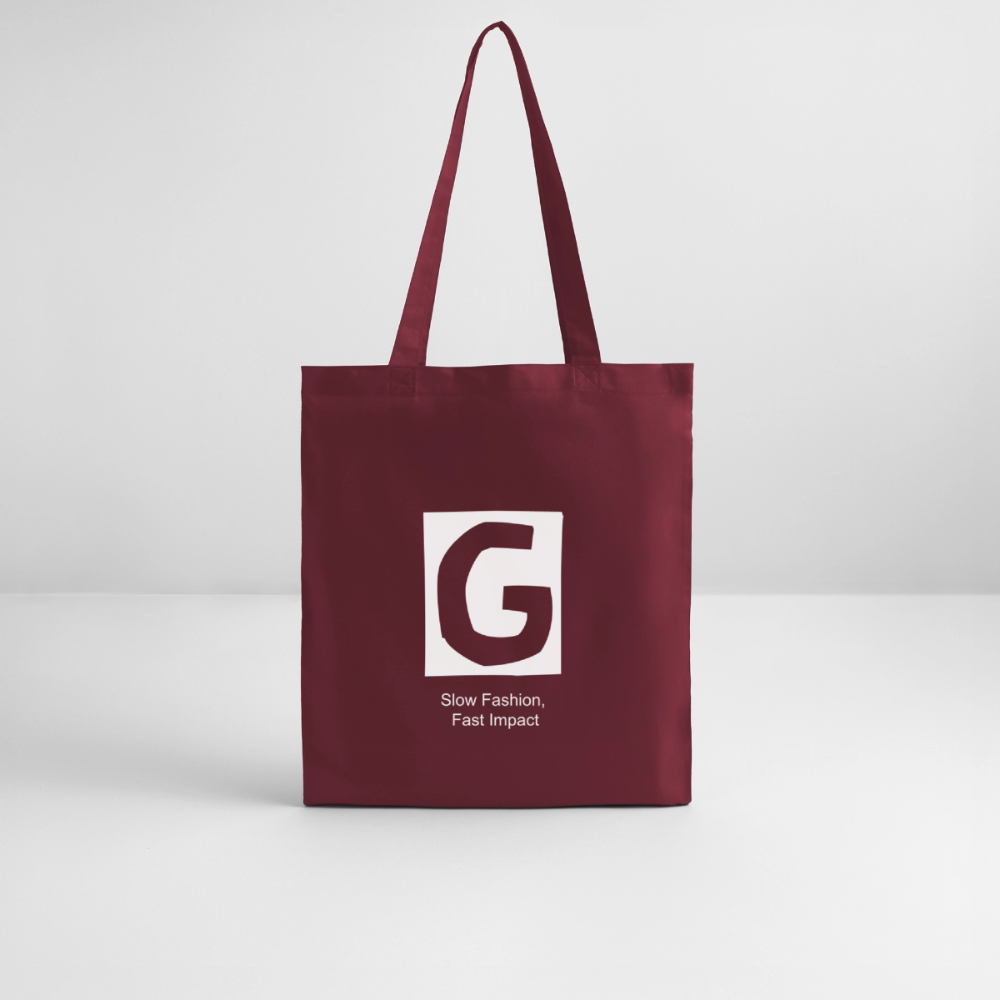 Stanley/Stella Bio-Stoffbeutel - Burgunderrot