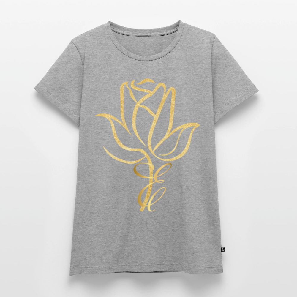 Frauen Premium T-Shirt - Grau meliert