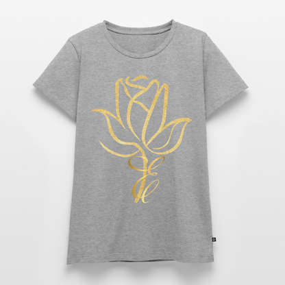 Frauen Premium T-Shirt - Grau meliert