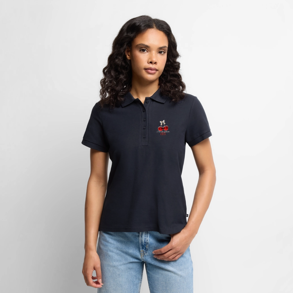 Frauen Premium Bio Polo Shirt - Navy