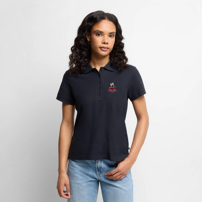 Frauen Premium Bio Polo Shirt - Navy