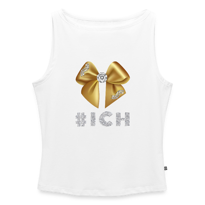 Frauen Tank Top mit U-Boot-Ausschnitt - Weiß