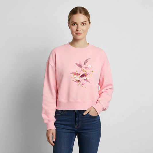 Relaxed Frauen Organic Sweatshirt - Rosa