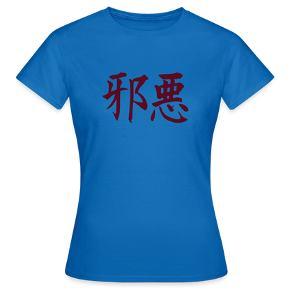 Damen T-Shirt - Royalblau