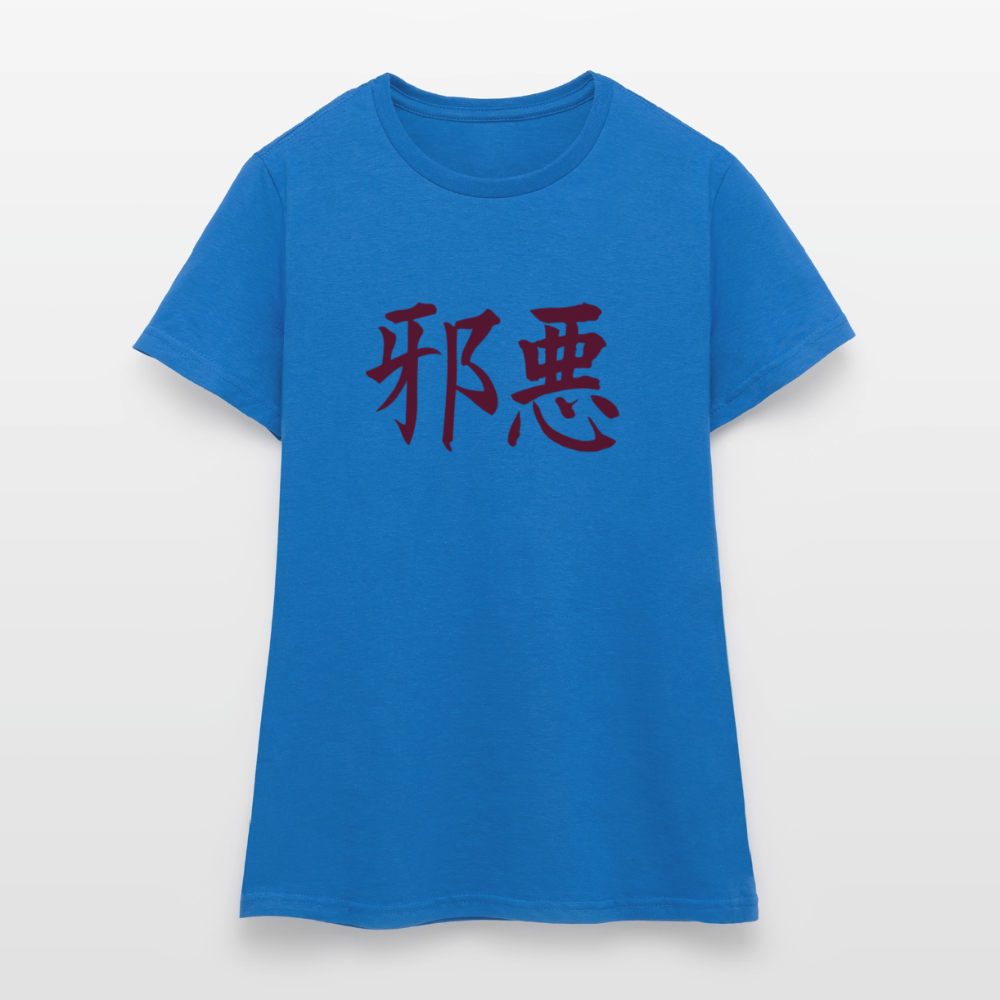 Damen T-Shirt - Royalblau