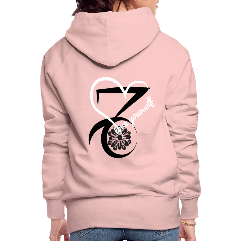 Frauen Premium Hoodie - Kristallrosa