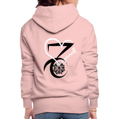 Frauen Premium Hoodie - Kristallrosa