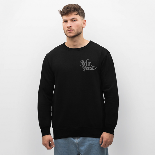 Unisex Bio-Sweatshirt ROLLER - Schwarz