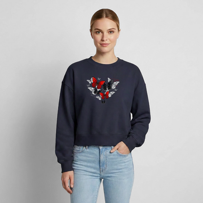 Relaxed Frauen Organic Sweatshirt - Navy