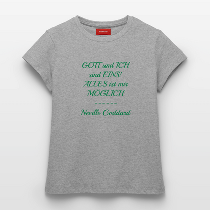 Frauen Supima Cotton T-Shirt - Grau meliert
