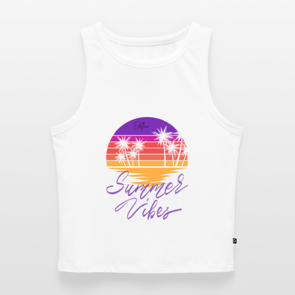 Frauen Cropped Tank Top - Weiß