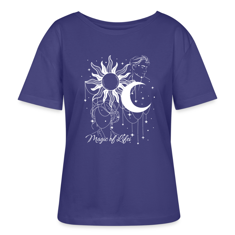 Relaxed Rundhals Frauen Bio-T-Shirt - Dämmerung