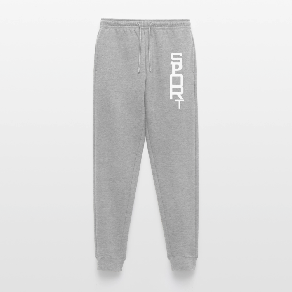 Männer Premium Bio Jogginghose - Grau meliert
