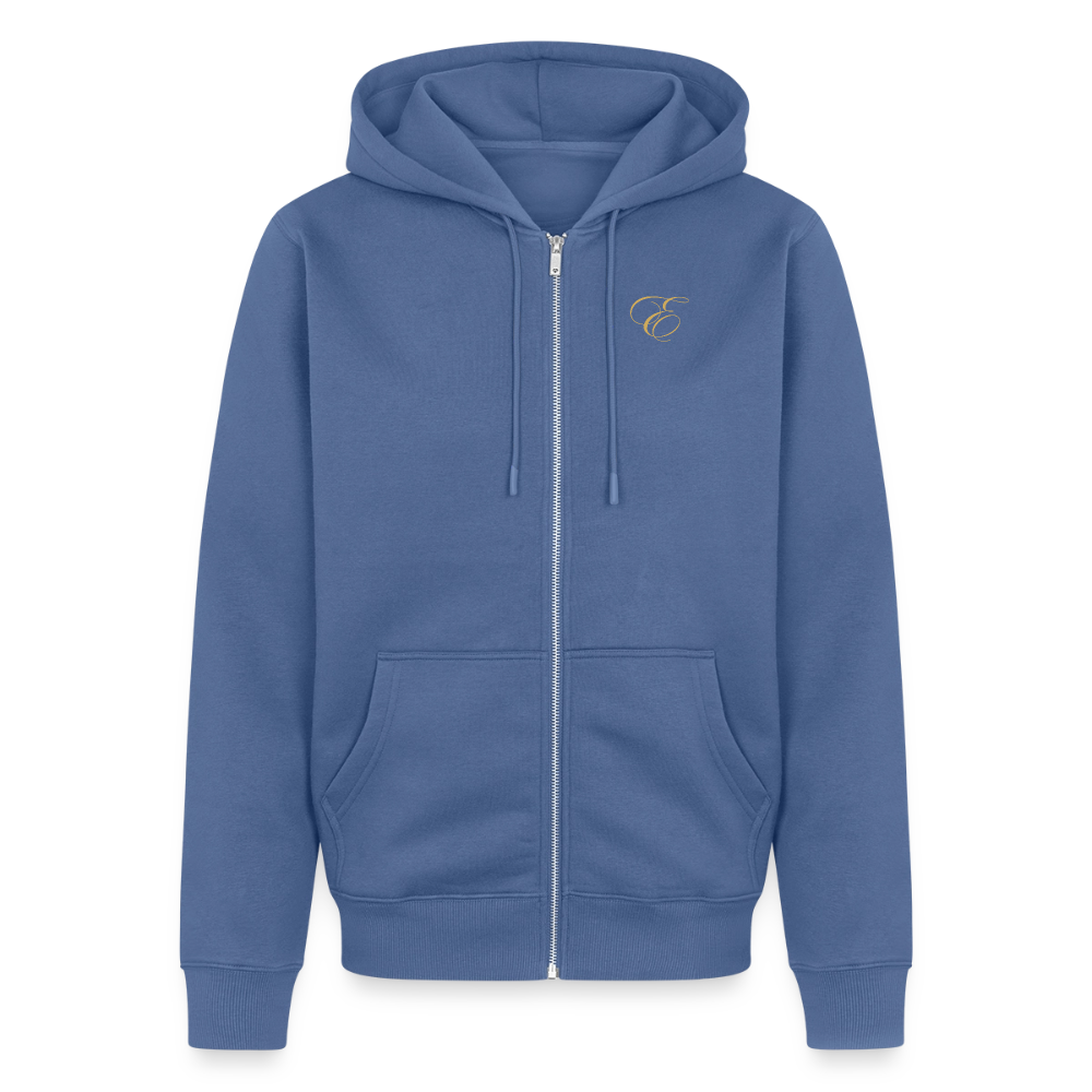 Männer Premium Kapuzenjacke - Taubenblau