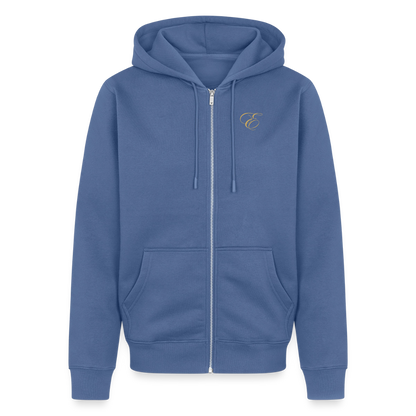 Männer Premium Kapuzenjacke - Taubenblau