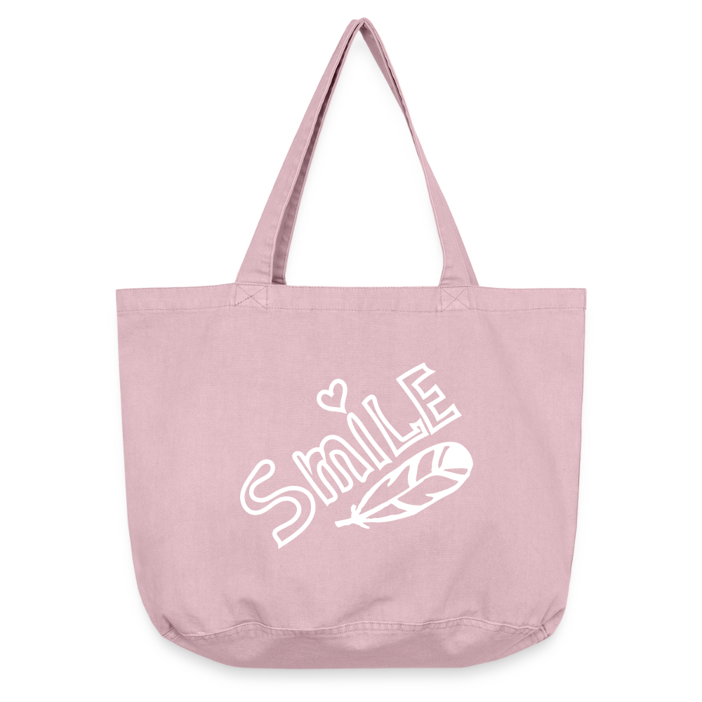 Vintage-Washed Shopper - Vintage Rosa