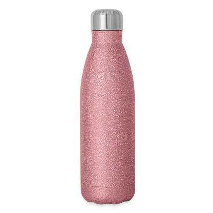 Glitzer Edelstahl Thermosflasche - Pink Glitzer
