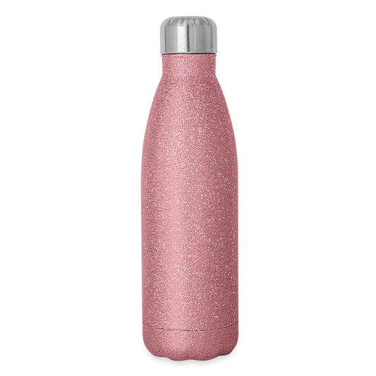 Glitzer Edelstahl Thermosflasche - Pink Glitzer
