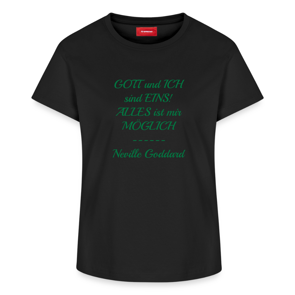 Frauen Supima Cotton T-Shirt - Schwarz