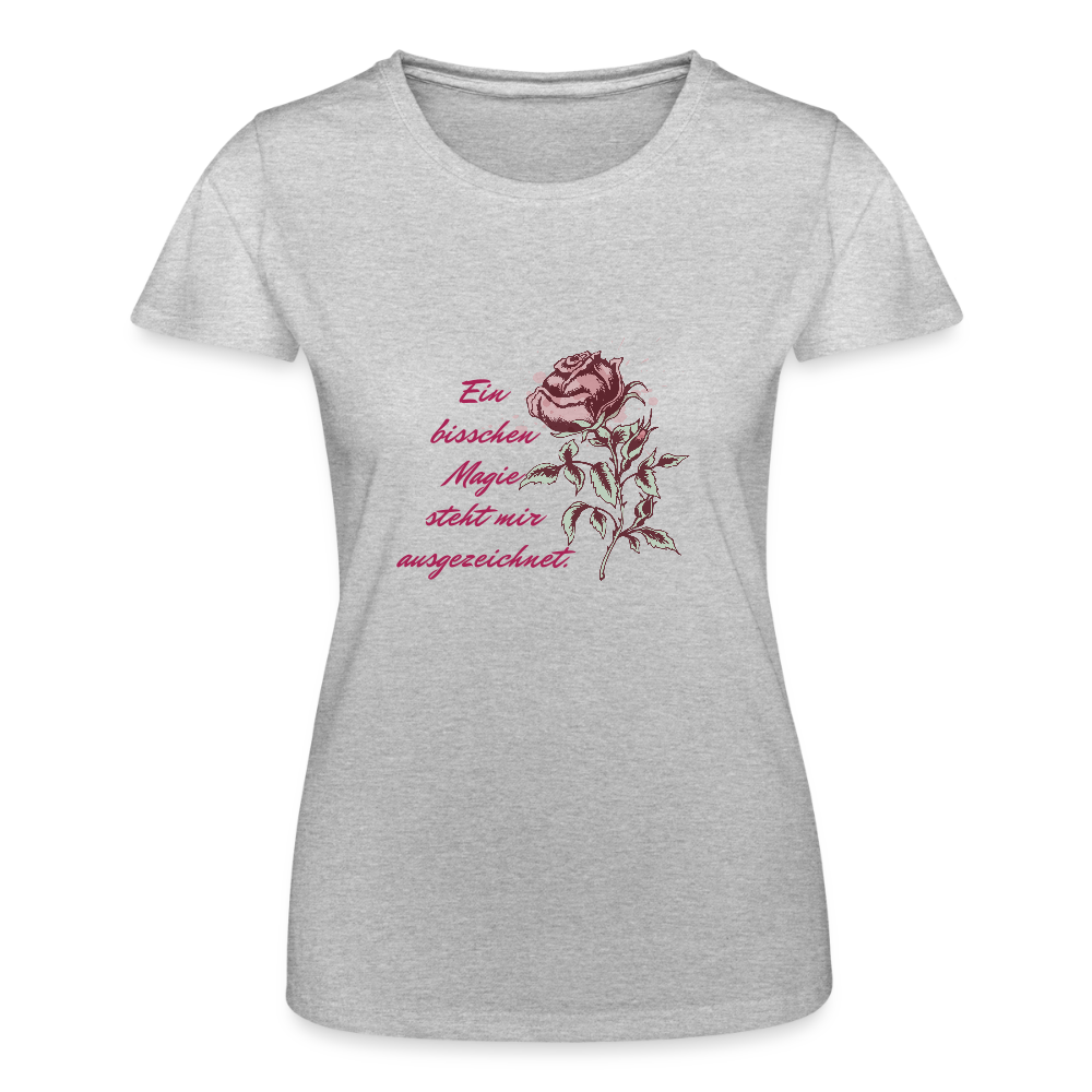 Damen T-shirt - Grau meliert