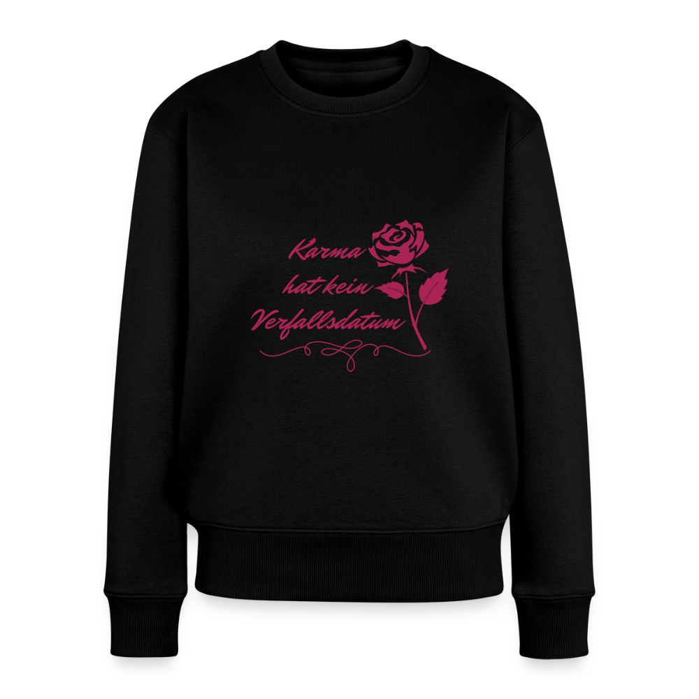 Frauen Premium Pullover - Schwarz