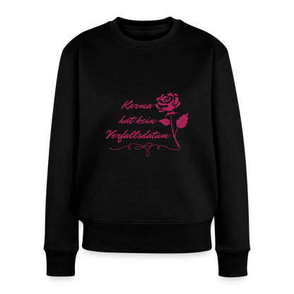 Frauen Premium Pullover - Schwarz