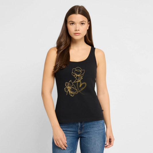 Frauen Premium Tank Top - Schwarz