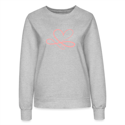 Frauen Sweatshirt - Grau meliert