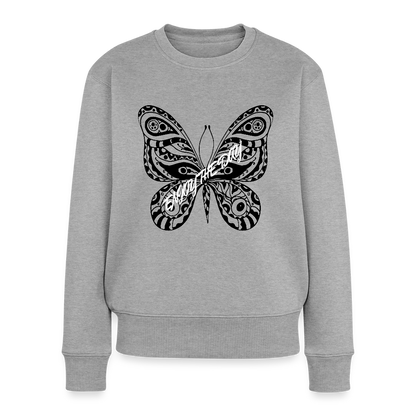 Frauen Premium Pullover - Grau meliert