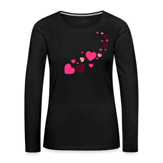 Women's Premium Longsleeve Shirt - Schwarz