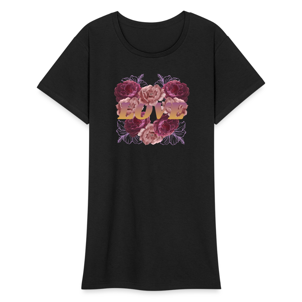 Frauen Heavy T-Shirt - Schwarz
