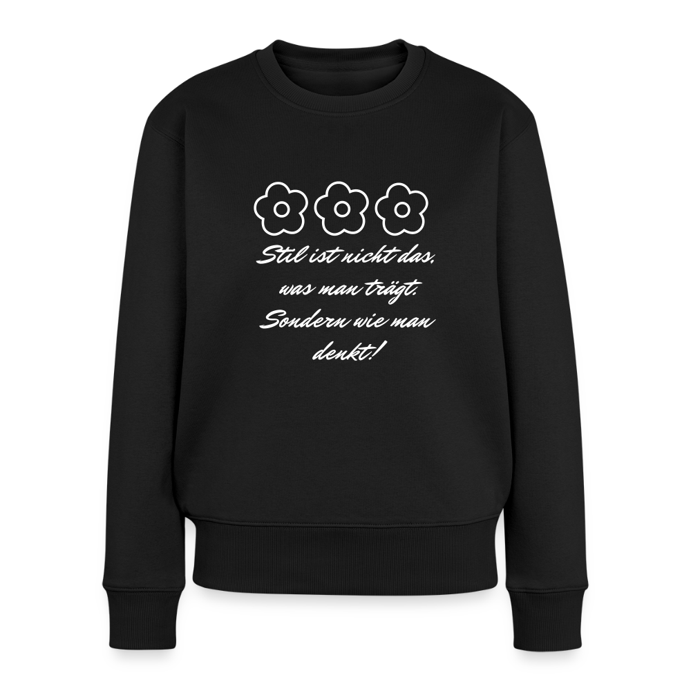 Frauen Premium Pullover - Schwarz