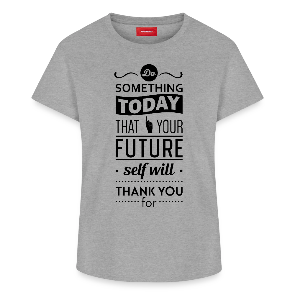 Frauen Supima Cotton T-Shirt - Grau meliert