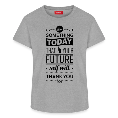 Frauen Supima Cotton T-Shirt - Grau meliert