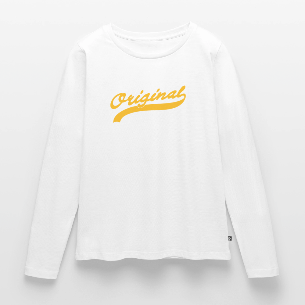 Frauen Premium Langarmshirt - Weiß