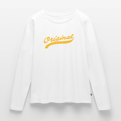 Frauen Premium Langarmshirt - Weiß