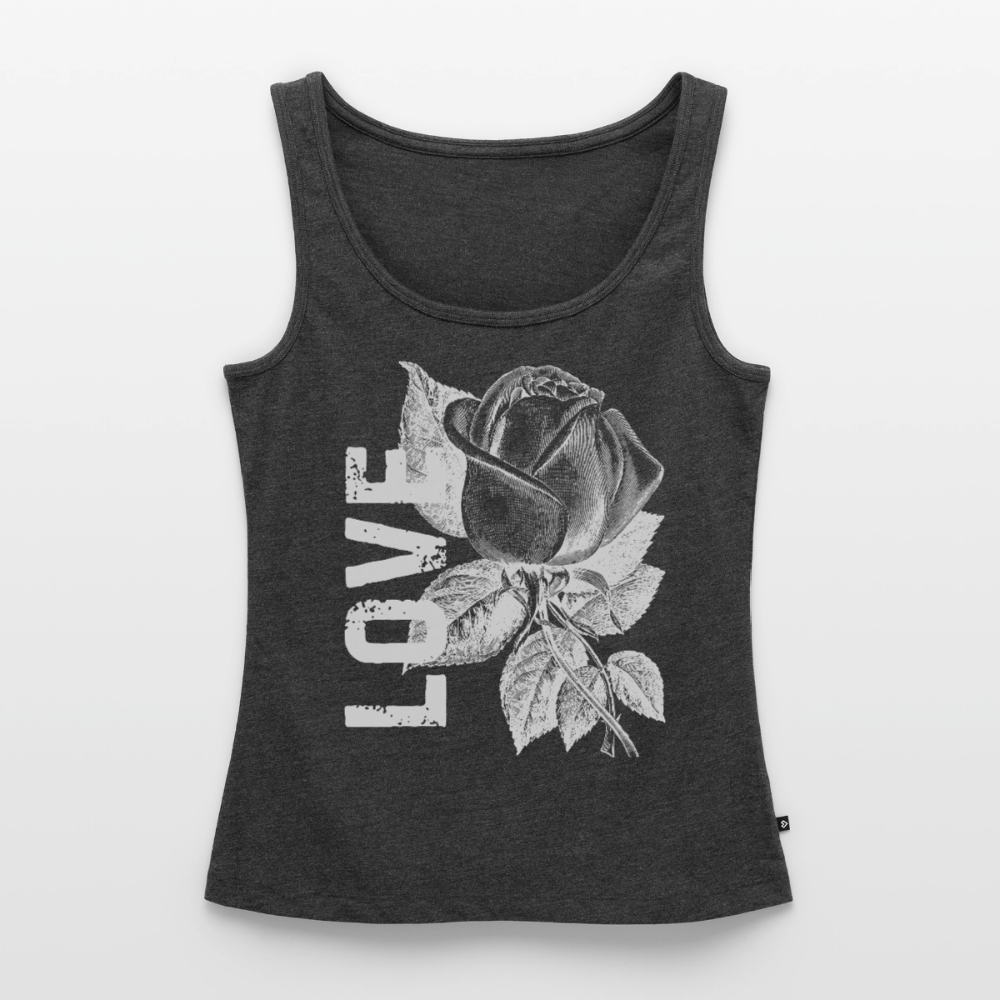 Frauen Premium Tank Top - Anthrazit meliert